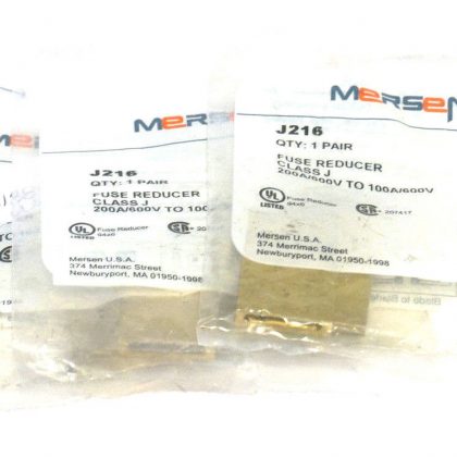 3 NEW MERSEN J216 FUSE REDUCERS