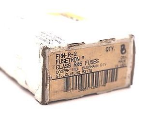8 NEW BUSSMANN FRN-R-2 FUSES FRNR2