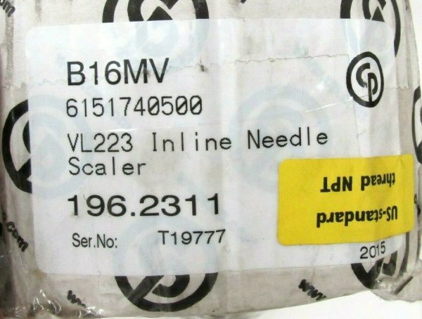NEW CHICAGO PNEUMATIC B16MV 6151740500 VL223 INLINE NEEDLE SCALER - Image 3