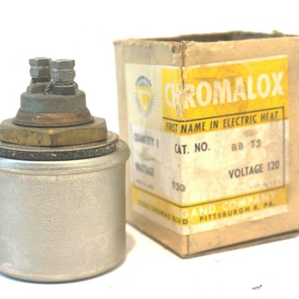 NEW CHROMALOX RB-75 IMMERSION HEATER 120 VOLT 750 WATTAGE RB75