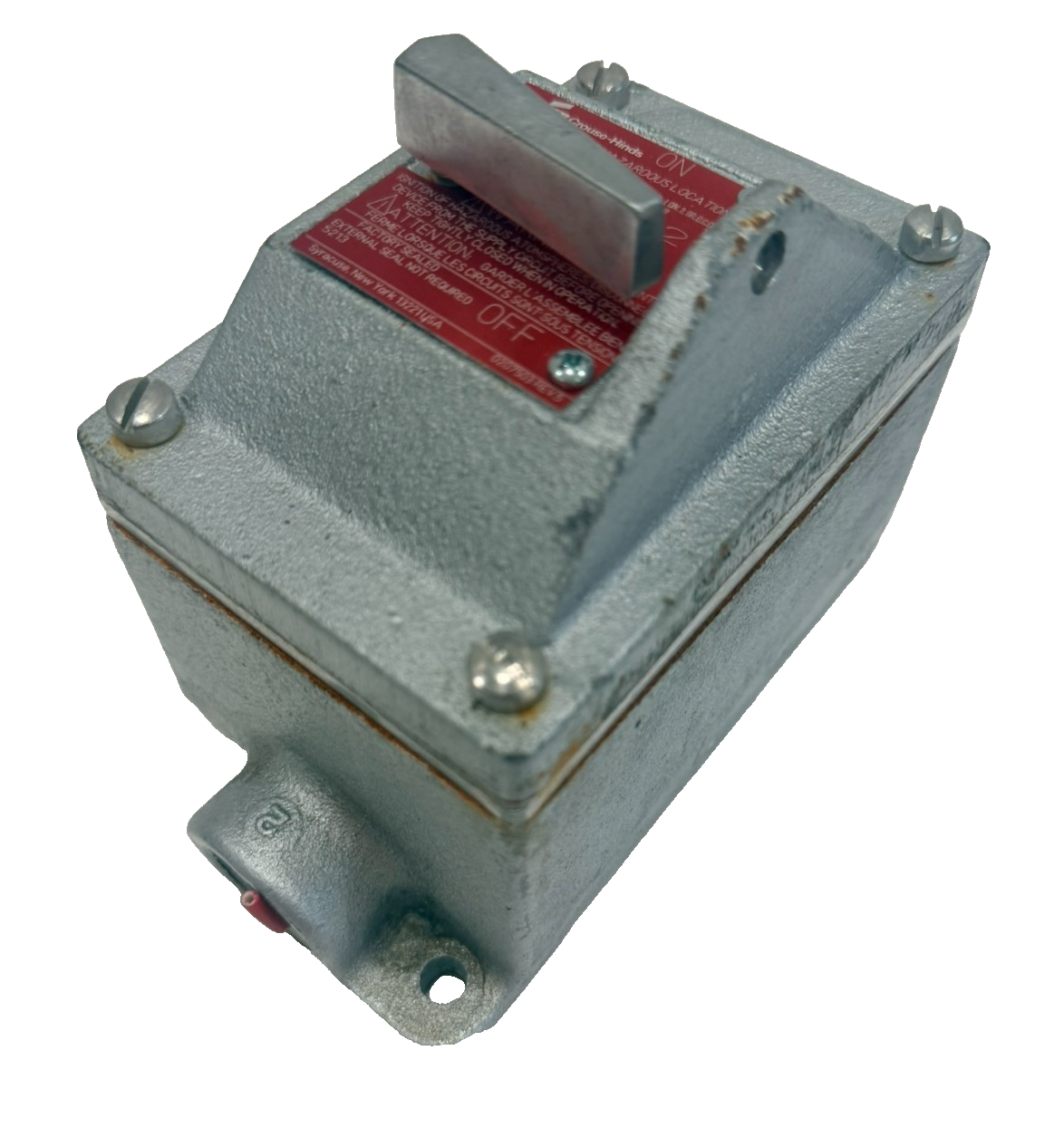 NEW COOPER CROUSE-HINDS EDSC2129N SNAP SWITCH