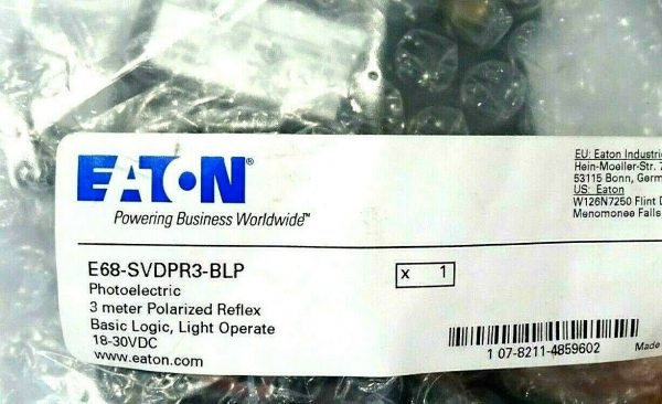 NEW EATON E68-SVDPR3-BLP PHOTOELECTRIC SENSOR E68SVDPR3BLP - Image 3