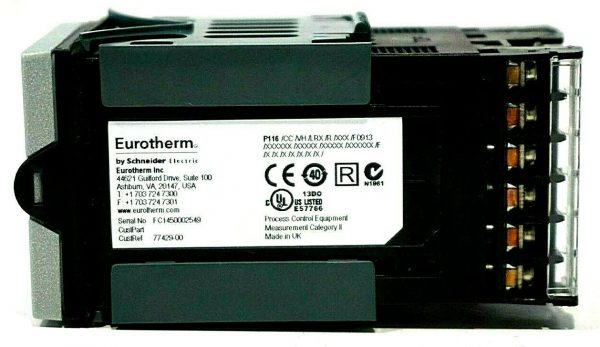 NEW EUROTHERM 77429-00 TEMPERATURE CONTROL P116/CC/VH/LRX/R/XXX/F0913 - Image 3