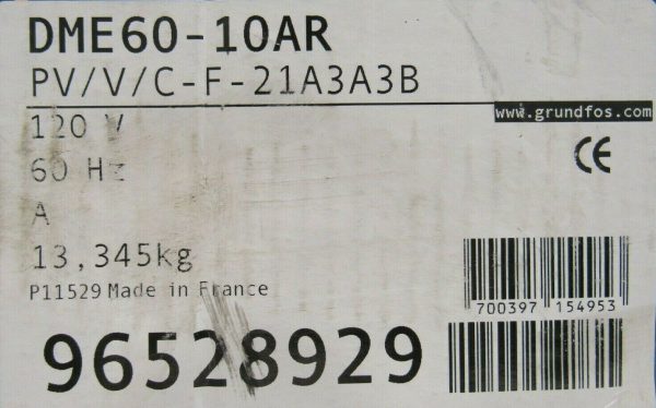 NEW GRUNDFOS DME60-10AR METERING PUMP 96528929 DME6010AR-PV/V/C-F21A3A3B - Image 3