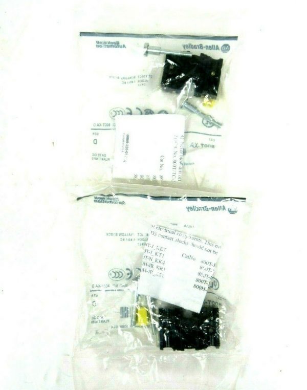 NEW LOT OF 2 ALLEN BRADLEY 800T-XA CONTACT BLOCKS SER D 800TXA - Image 3