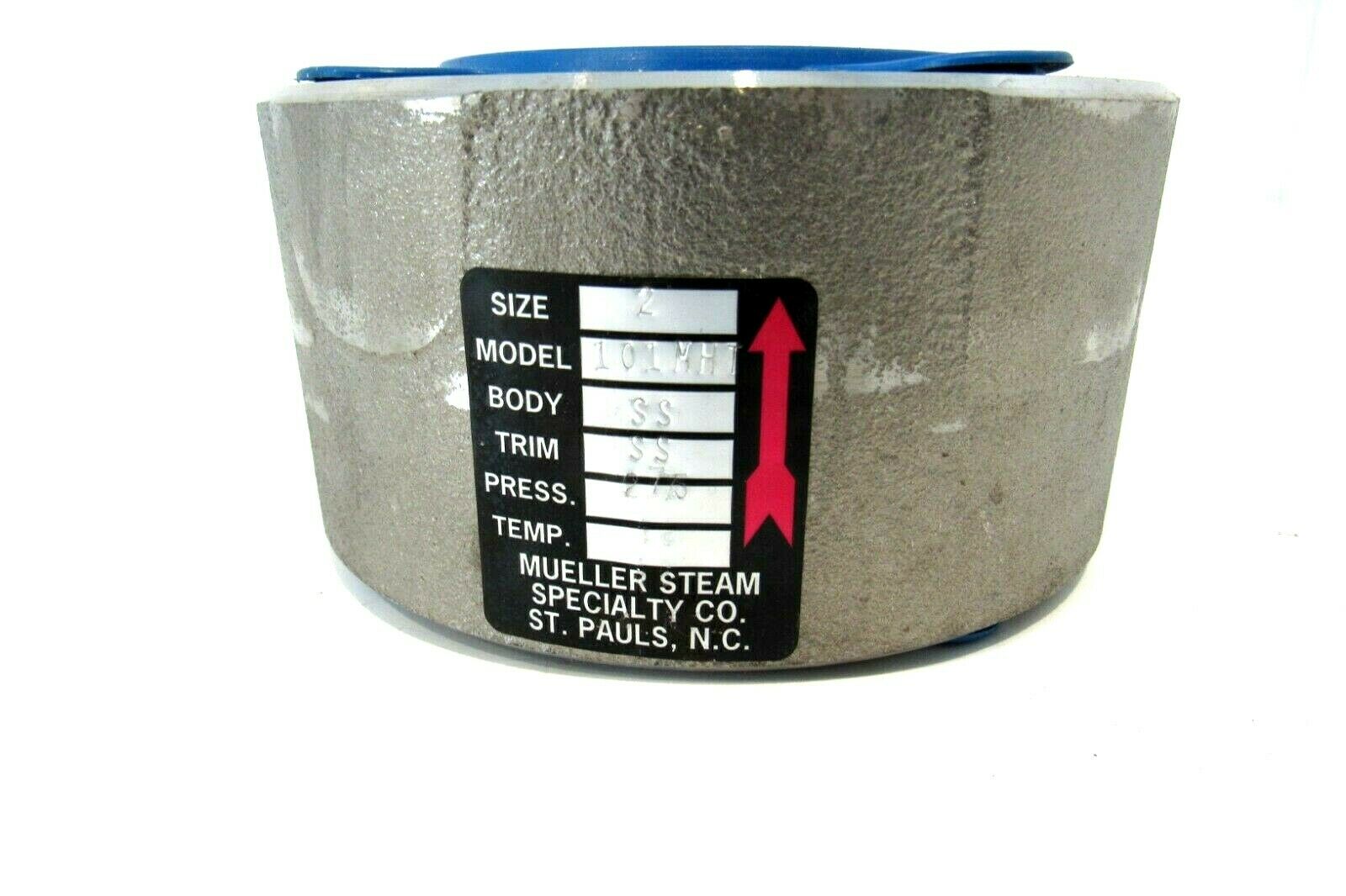 NEW MUELLER STEAM 101MHT S.S. STANDARD WAFER SILENT CHECK VALVE SIZE 2 - Image 3