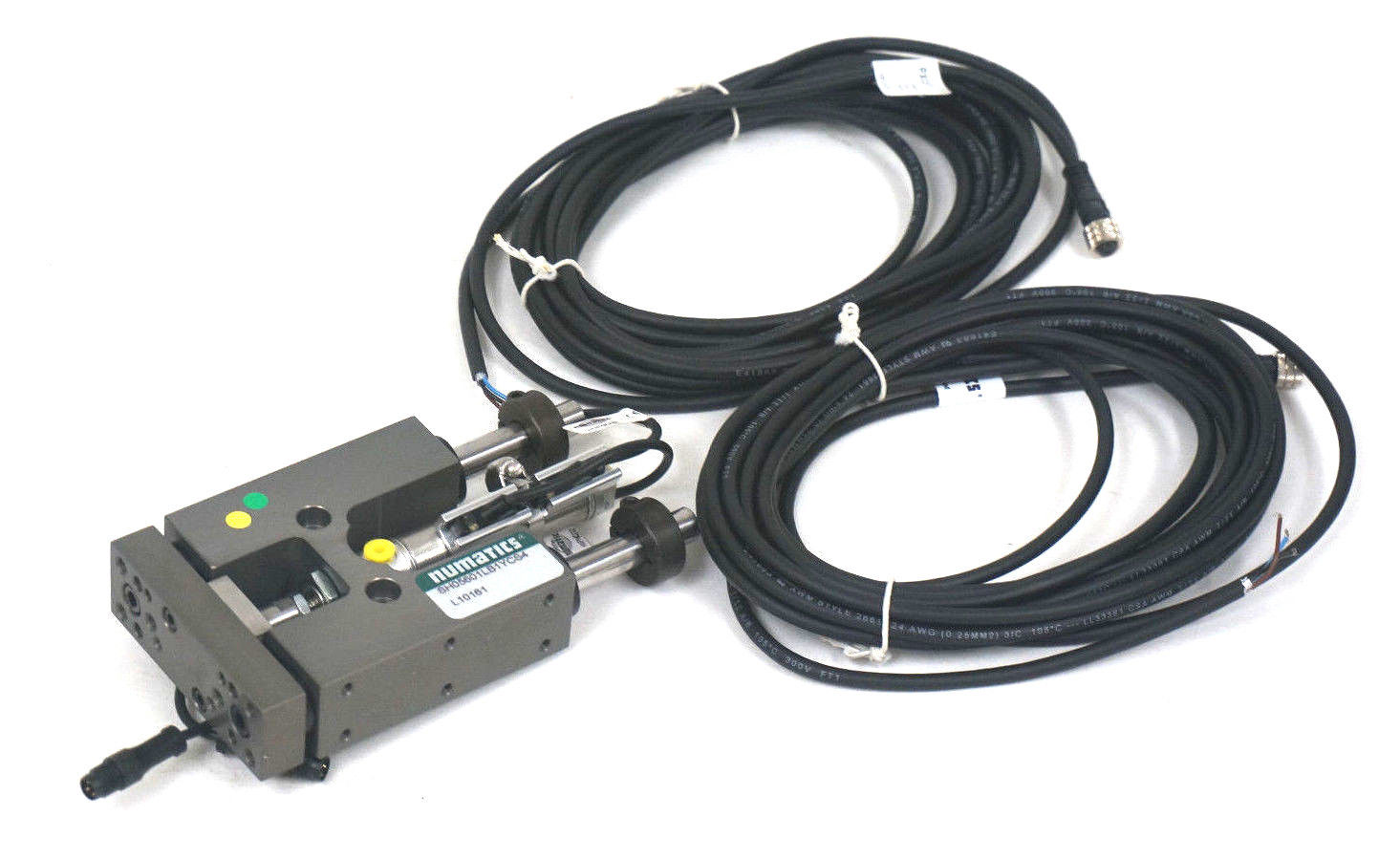 Numatics Slides NEW NUMATICS SH05601LB1YCS4 LINEAR SLIDE W / 2 PXCST CABLES - SB ...