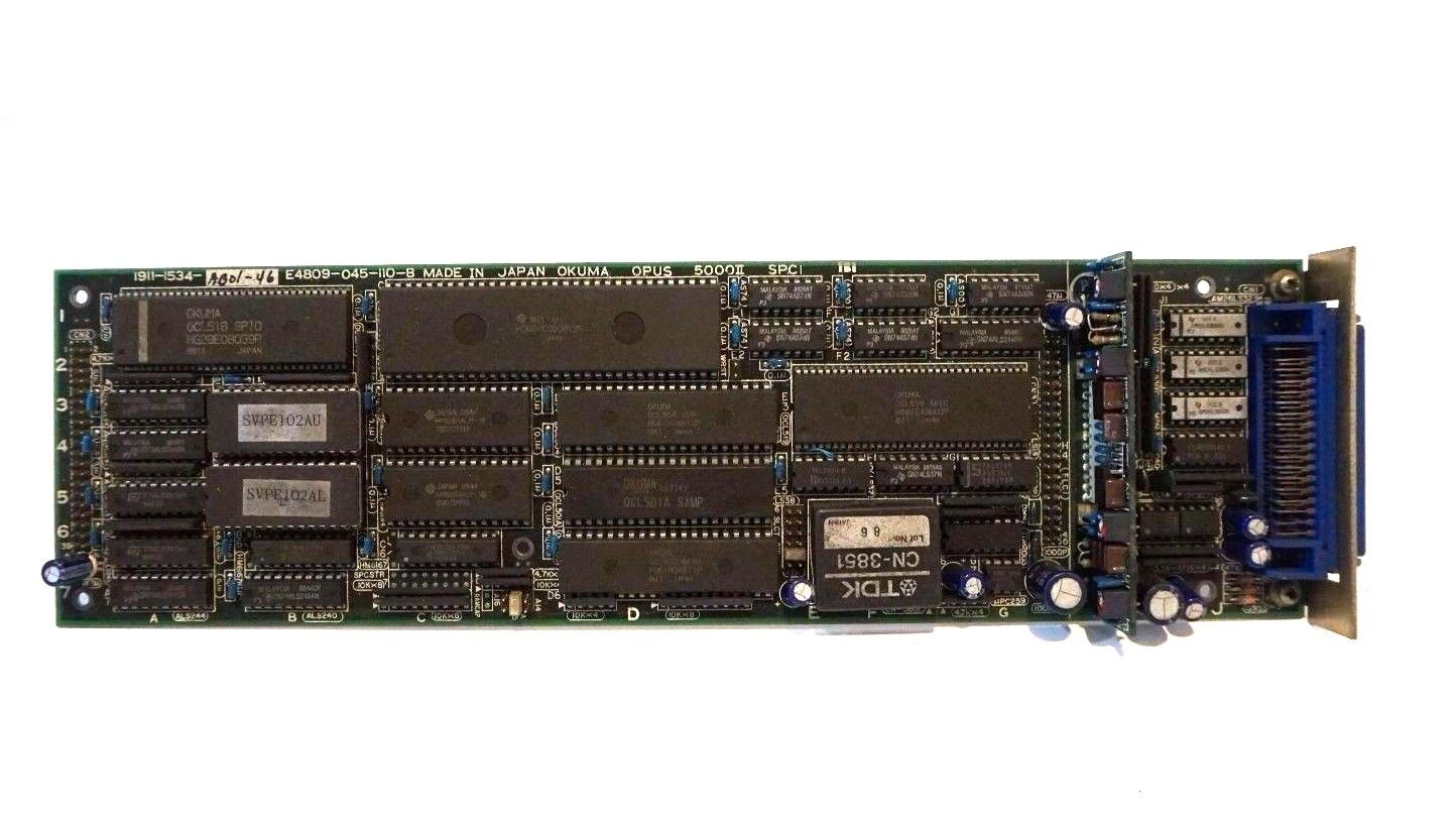 USED OKUMA E4809-045-110-B PC BOARD OPUS 5000II E4809045110B
