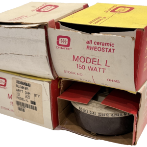 LOT OF 4 NEW OHMITE RHEOSTAT RLS2K25 WIRE WOUND COMPONENT