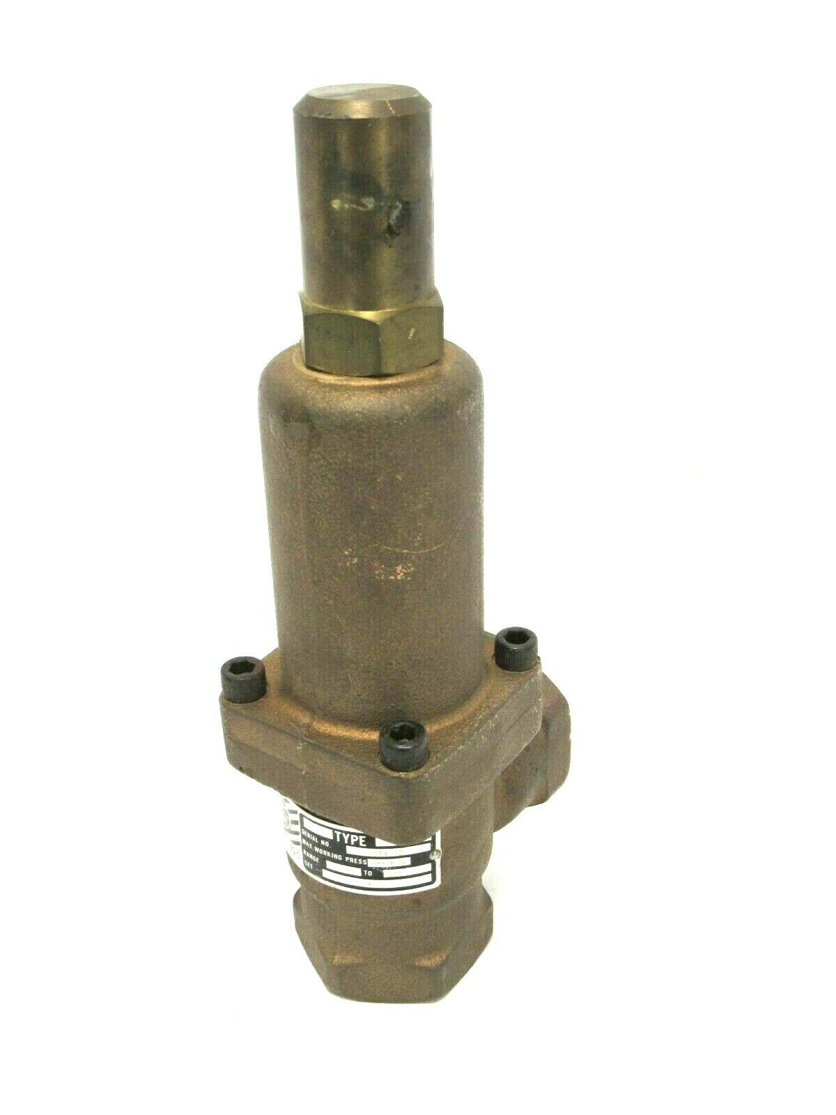 NEW CASH ACME K10 PRESSURE RELIEF VALVE 200PSI 1" SB Industrial