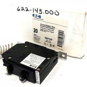 NEW EATON CUTLER HAMMER QBGF1020 CIRCUIT BREAKER