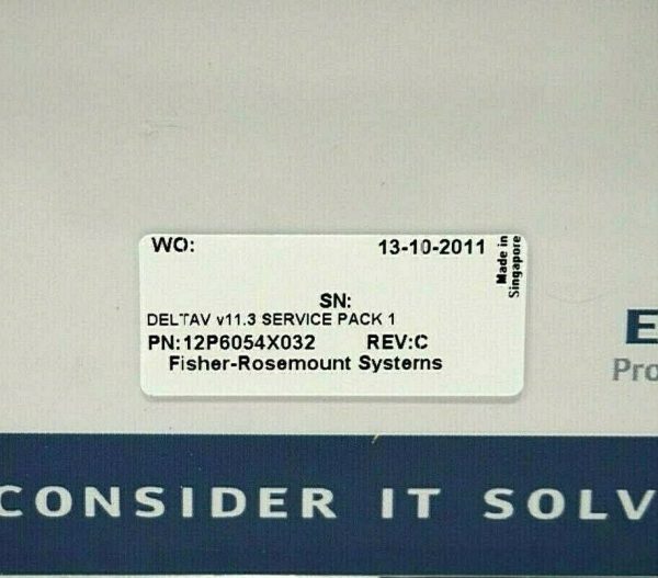 NEW EMERSON DELTAV VER. 11.3 SERVICE PACK 12P6054X032 REV.C - Image 4