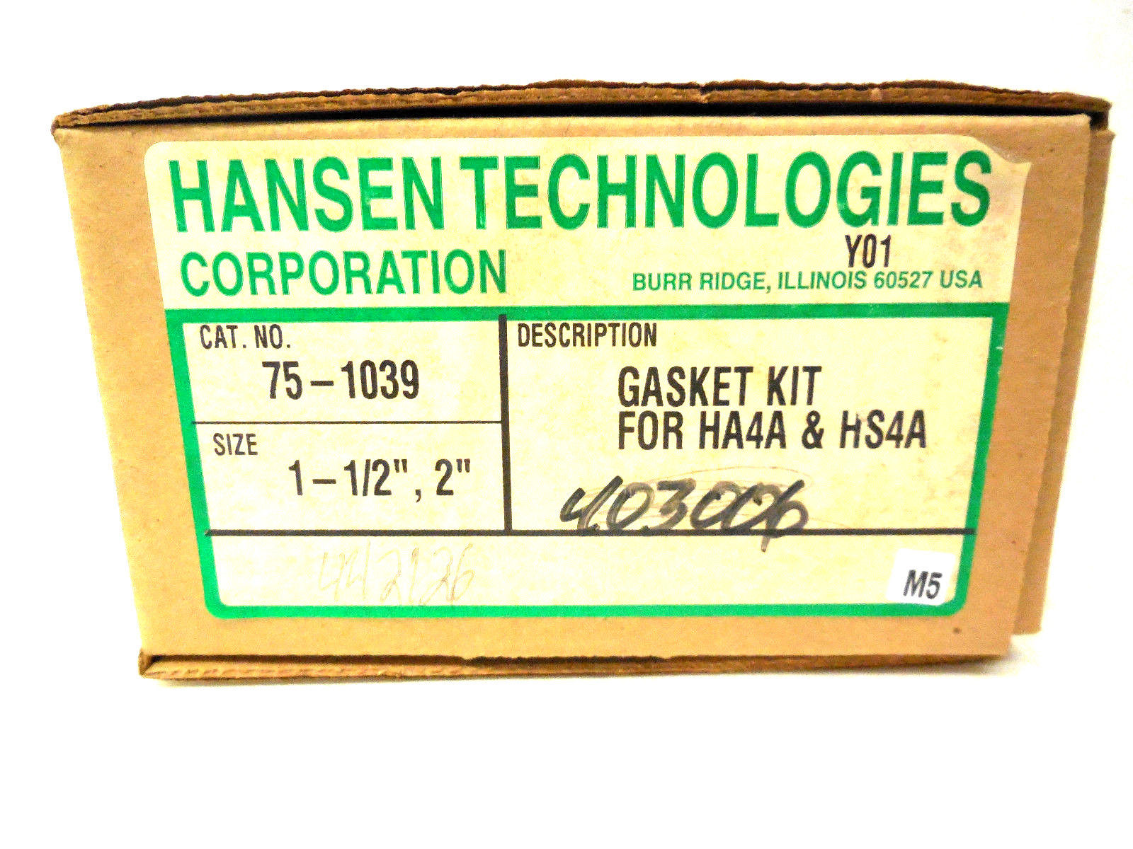 NEW HANSEN TECHNOLOGIES 75-1039 GASKET KIT 751039 - SB Industrial ...