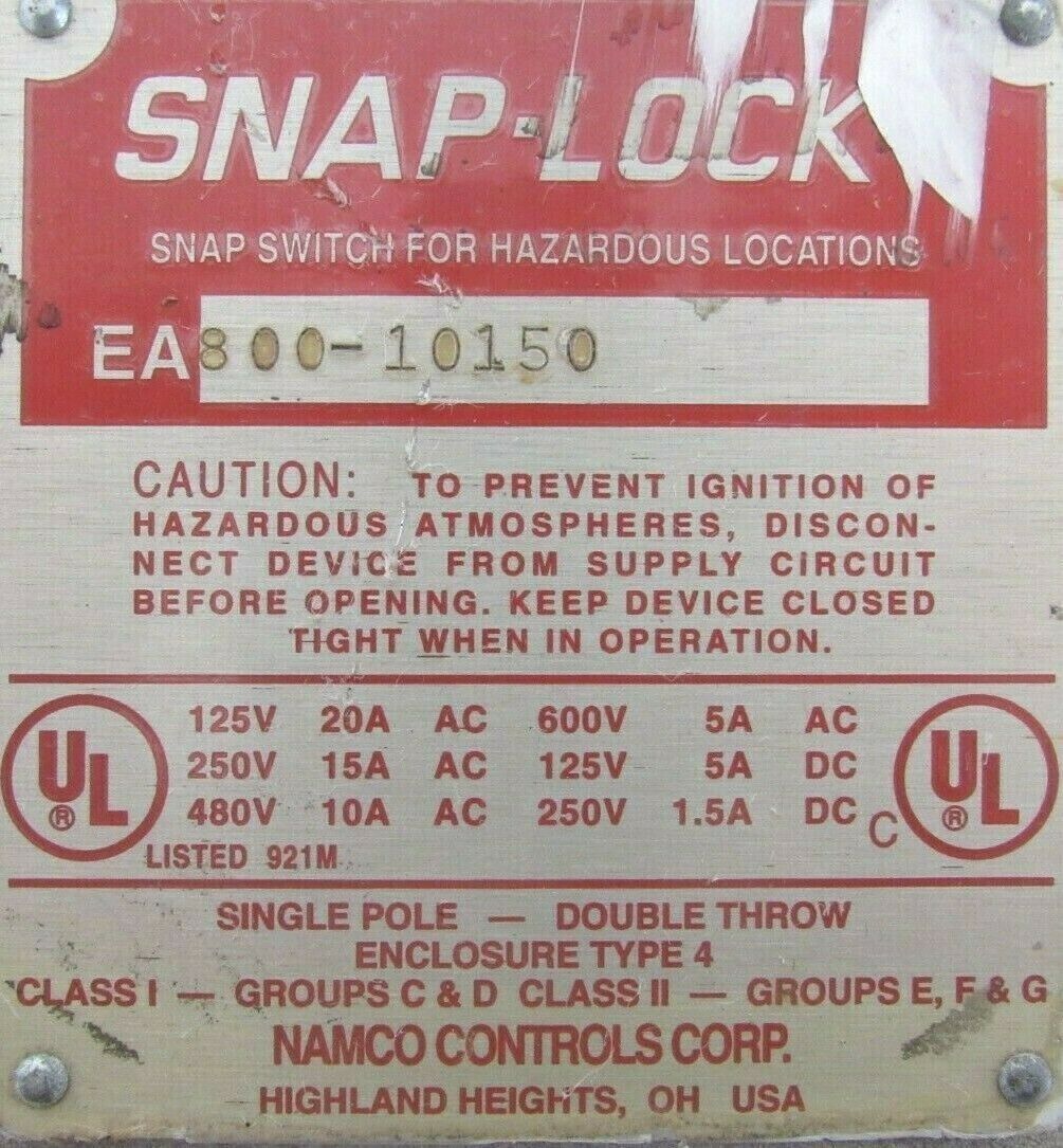 NEW NAMCO EA800-10150 LIMIT SWITCH EA80010150 - Image 4