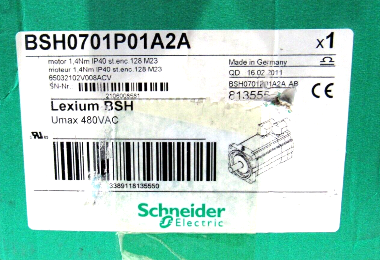 NEW SCHNEIDER ELECTRIC BSH0701P01A2A SERVO MOTOR - Image 4