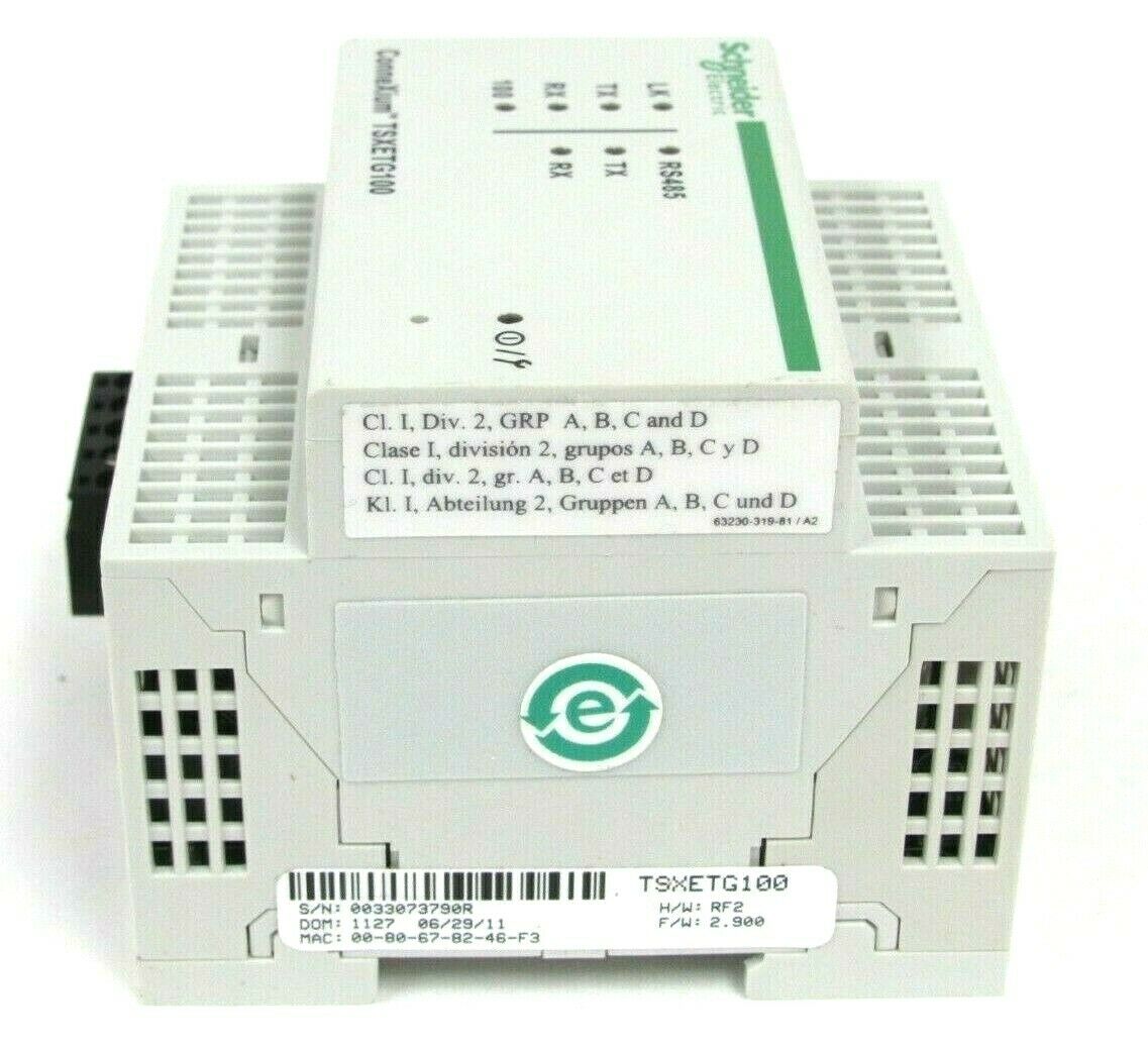 NEW SCHNEIDER ELECTRIC TSXETG100 ETHERNET GATEWAY MODULE - Image 3