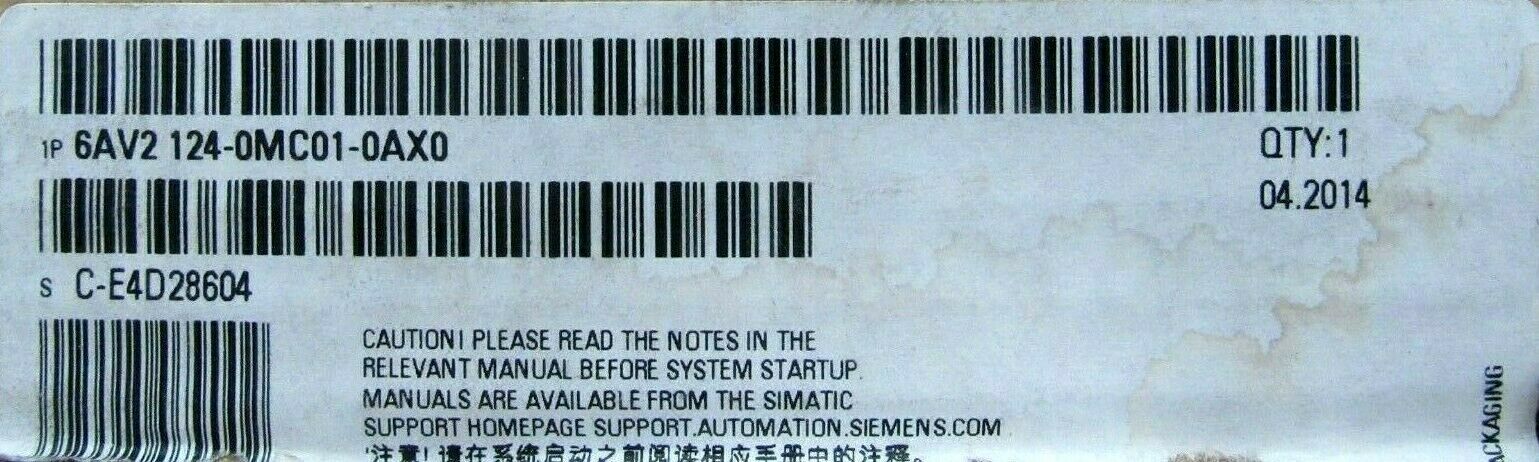 NEW SIEMENS 6AV2124-0MC01-0AX0 COMFORT TP1200 TOUCH PANEL 6AV21240MC010AX0 - Image 6