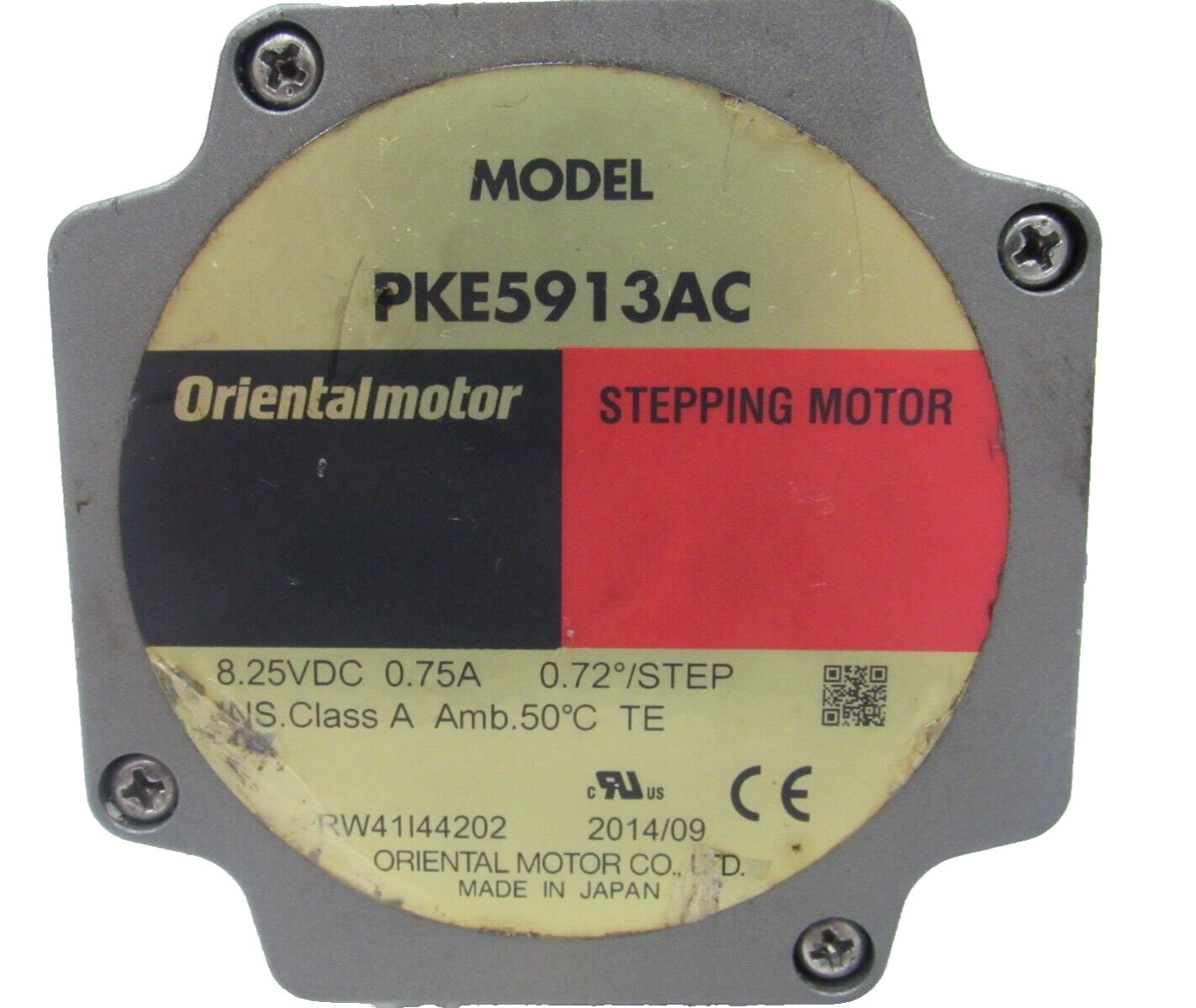 USED ORIENTAL MOTOR PKE5913AC STEPPING MOTOR 8.25VDC 0.75AMP - Image 3