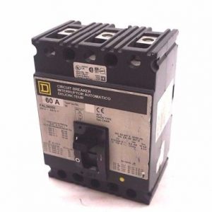 USED SQUARE D FAL36060 CIRCUIT BREAKER