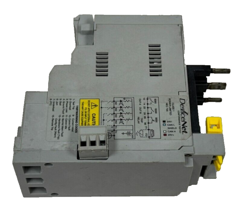 193-EC2ZZ DEVICENET OVERLOAD RELAY SER. B 9-5000A PRE-OWNED USED ...