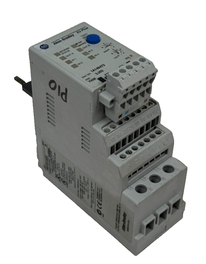 193-EC2ZZ DEVICENET OVERLOAD RELAY SER. B 9-5000A PRE-OWNED USED ...