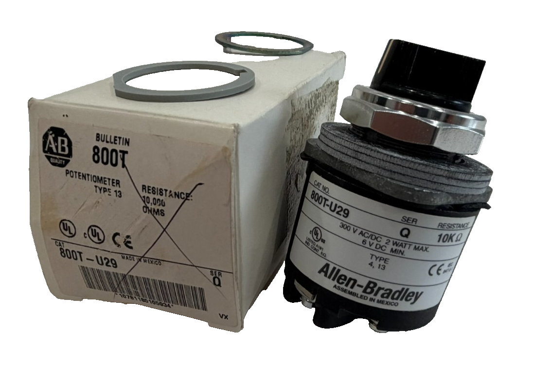 ALLEN BRADLEY 800T-U29 POTENTIOMETER SER. Q 800TU29 NEW, SURPLUS