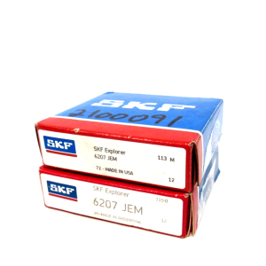 LOT OF 2 NEW SKF 6207-JEM BALL BEARINGS 6207JEM
