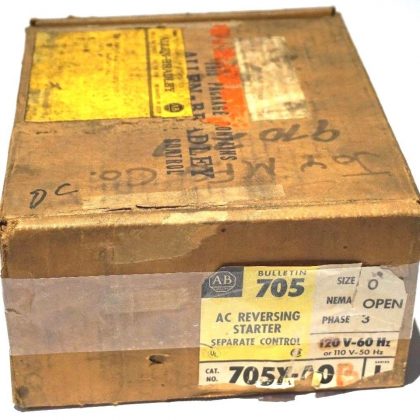 NEW ALLEN BRADLEY 705X-A0B AC REVERSING STARTER SEPARATE CONTROL 705XA0B