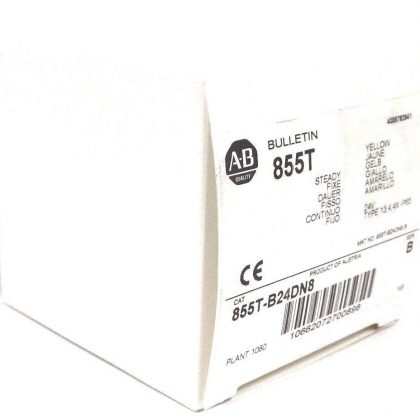 NEW ALLEN BRADLEY 855T-B24DN8 YELLOW STACKLIGHT