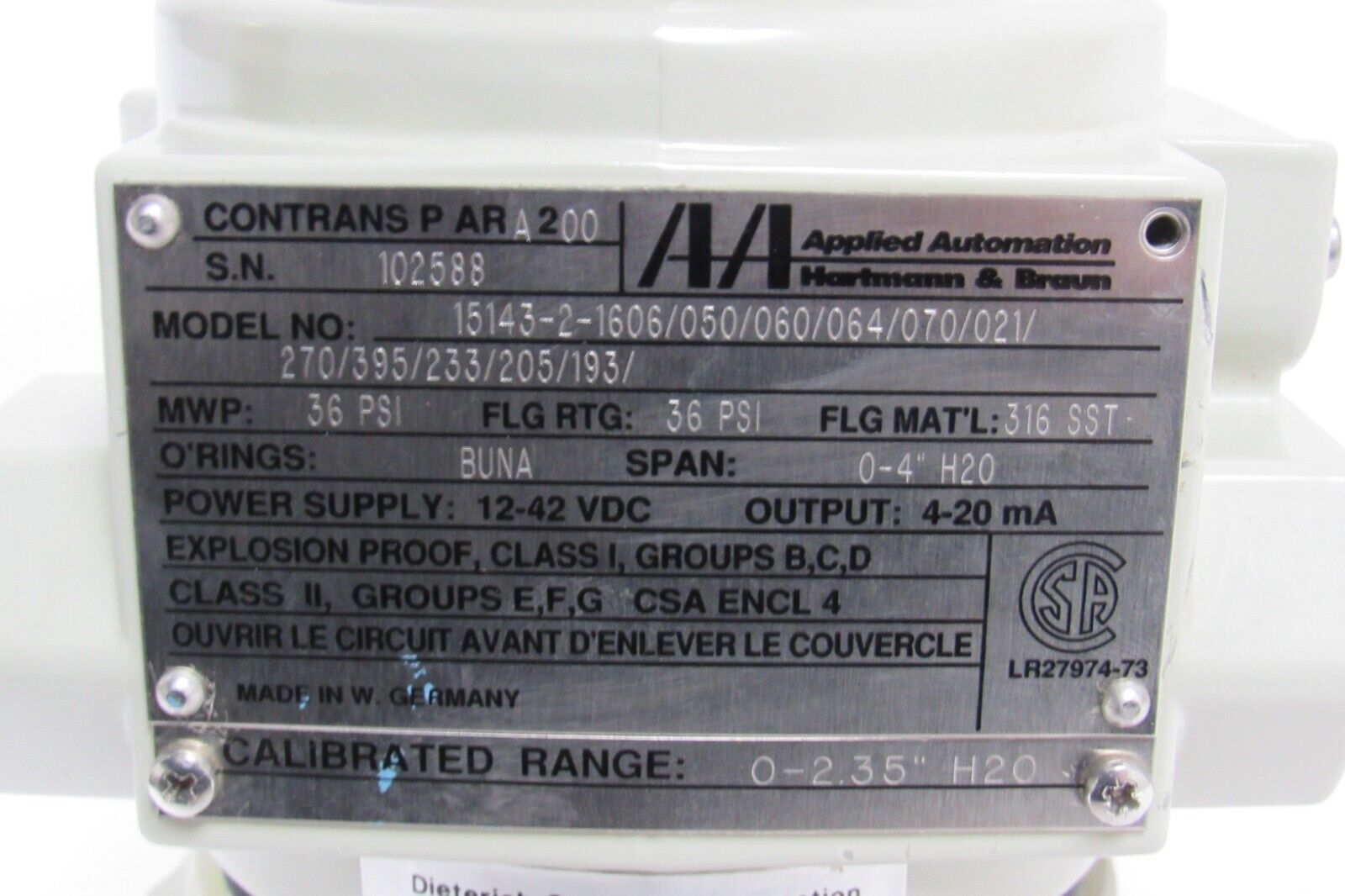 NEW APPLIED AUTOMATION VALVE 15143-2-1606 VALVE 1514321606 P-ARA200 - Image 5