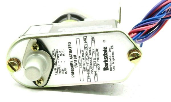 NEW BARKSDALE C9612-0 PRESSURE ACTUATED SWITCH C96120 - Image 3