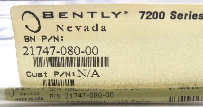 NEW BENTLY NEVADA 21747-080-00 7200 SERIES 2174708000 - Image 3