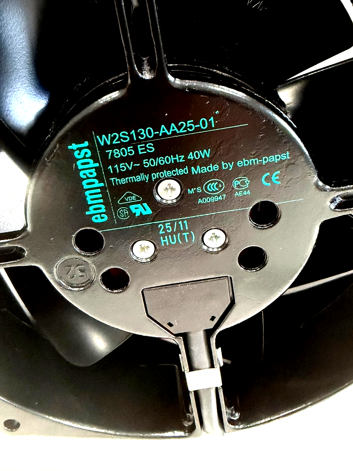 NEW EBM PAPST W2S130-AA25-01 AXIAL FAN W2S130AA2501 - Image 4