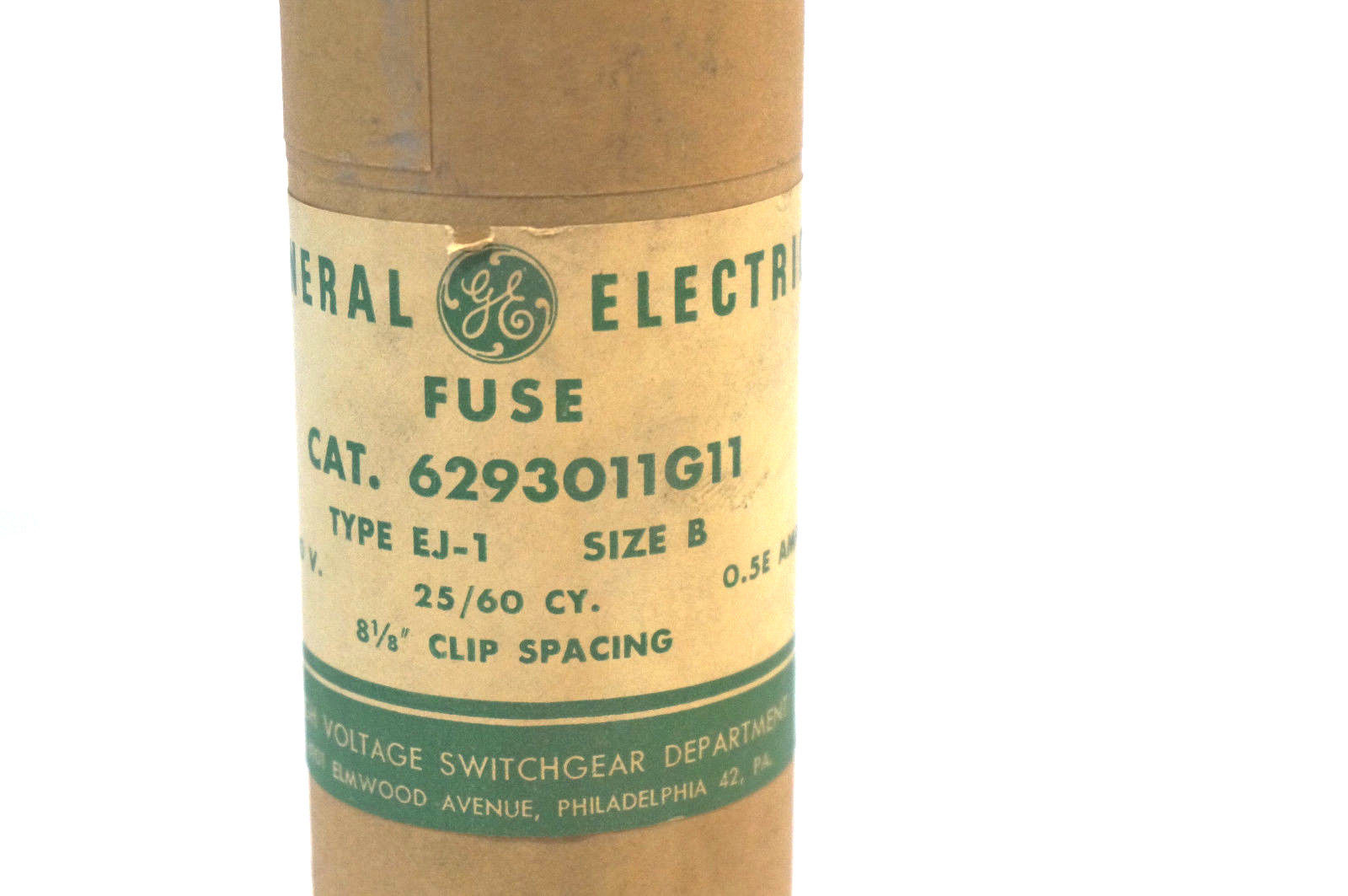 NEW GENERAL ELECTRIC 6293011G11 FUSE TYPE EJ-1 SIZE B - Image 3