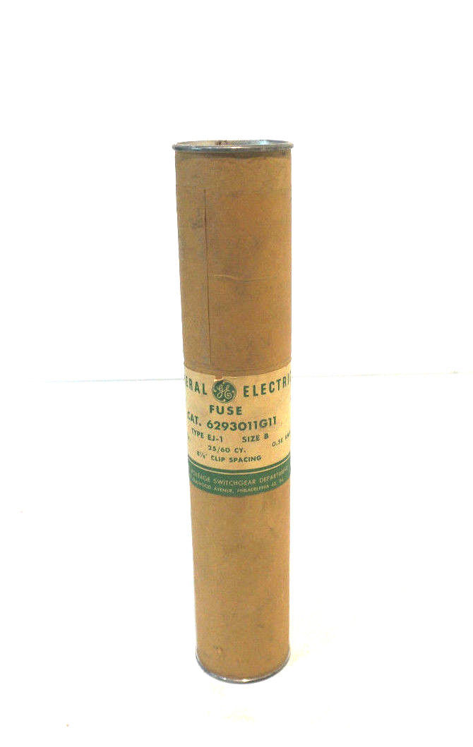NEW GENERAL ELECTRIC 6293011G11 FUSE TYPE EJ-1 SIZE B