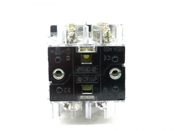 NEW GENERAL ELECTRIC CR104PSG36B92 SELECTOR SWITCH 3POS MAINTAINED BLACK CAP - Image 4