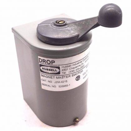 NEW HUBBELL J2M-4215 MAGNET MASTER SWITCH 58441341 J2M4215