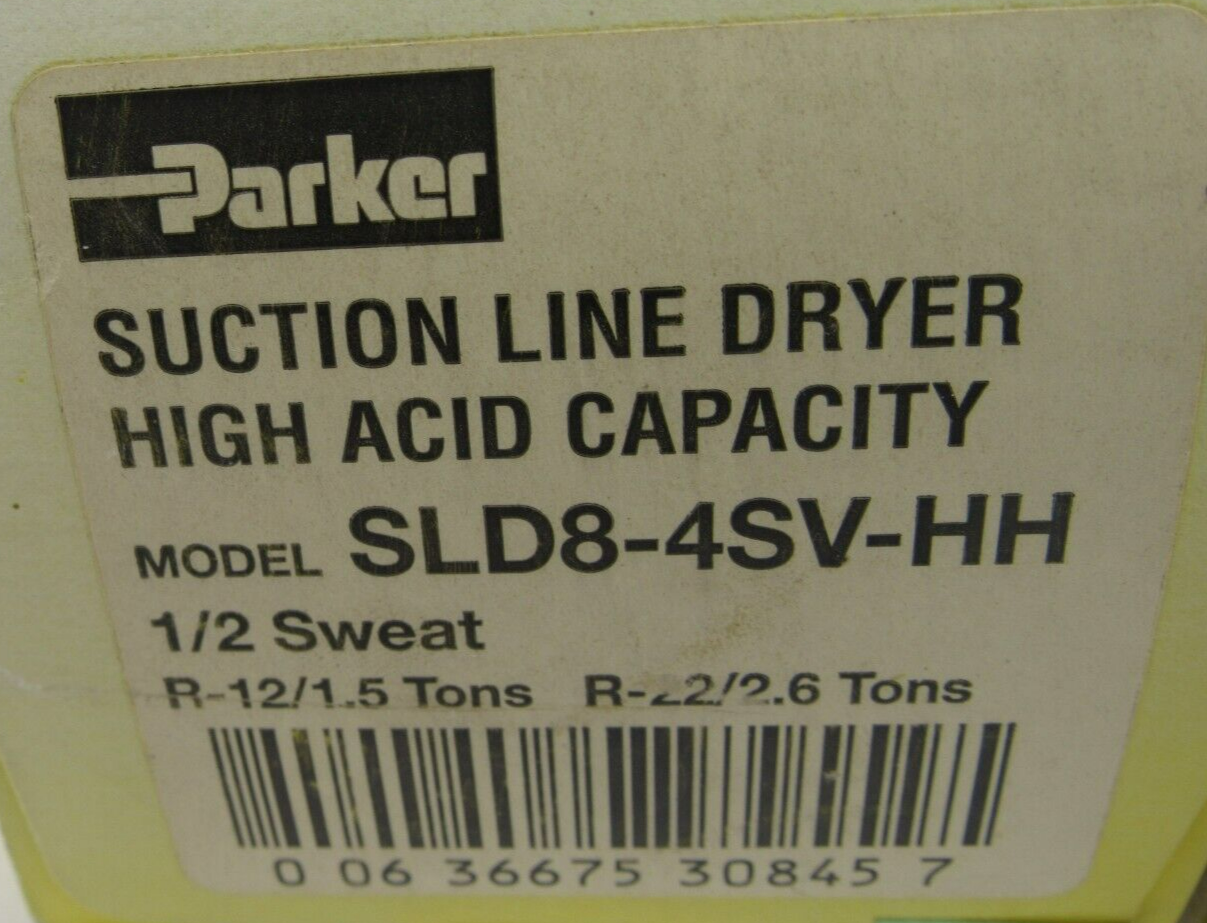NEW LOT OF 2 PARKER SLD8-4SV-HH SUCTION LINE FILTER DRYER SLD84SVHH - Image 6