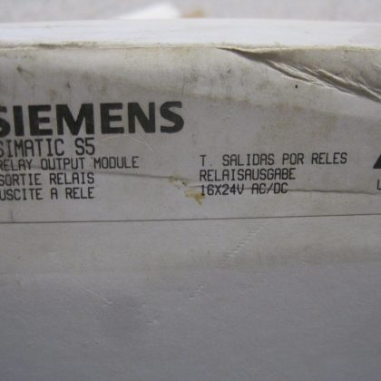 NEW SIEMENS 6ES5-458-7LA11 RELAY OUTPUT MODULE 6ES54587LA11