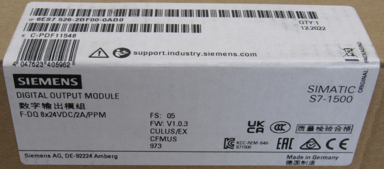 NEW SIEMENS 6ES7526-2BF00-0AB0 DIGITAL OUTPUT MODULE 6ES75262BF000AB0 - Image 3