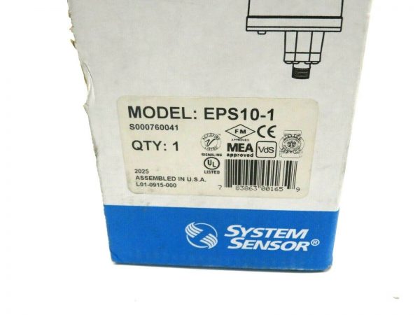 NEW SYSTEM SENSOR EPS10-1 EPS PRESSURE SWITCH EPS101 - Image 5