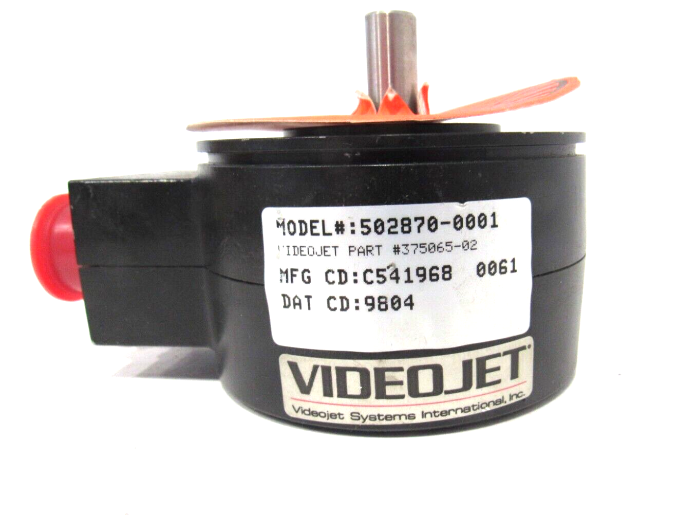 NEW VIDEOJET 375065-02 ENCODER MODEL 502870-0001 37506502 - Image 3