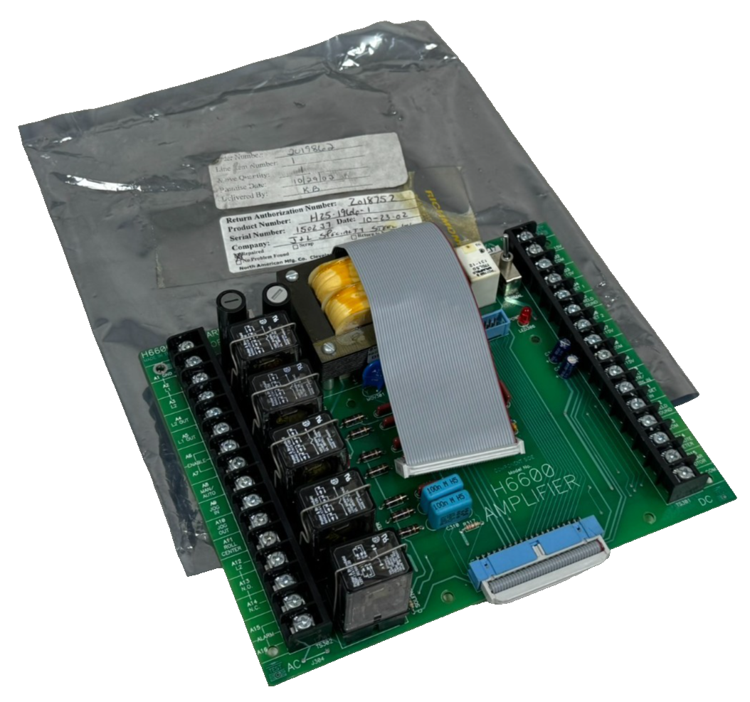 NORTH AMERICAN MFG. H6600 AMPLIFIER BOARD REFURBISHED