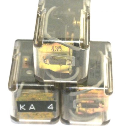 USED 3 CDE 1077 RELAYS 312A10-396 125 VAC 2250 OHMS CDE1077 312A10396