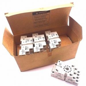 9 NEW SQUARE D 8501NR62B RELAY SOCKETS SER.B