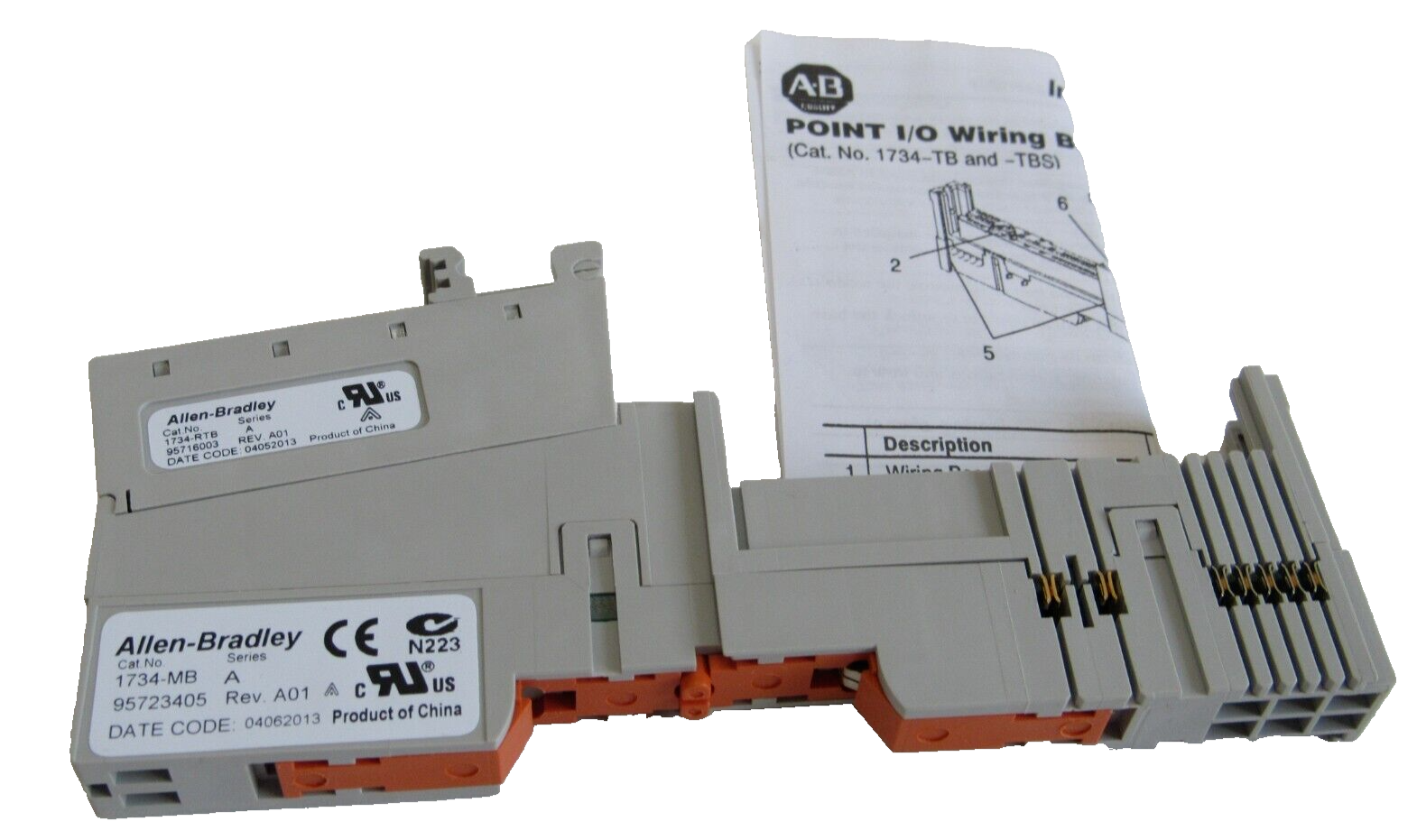 ALLEN BRADLEY 1734TB BASE / SCREW TERMINAL LOT OF 10 1734-MB NEW, SURPLUS - Image 3