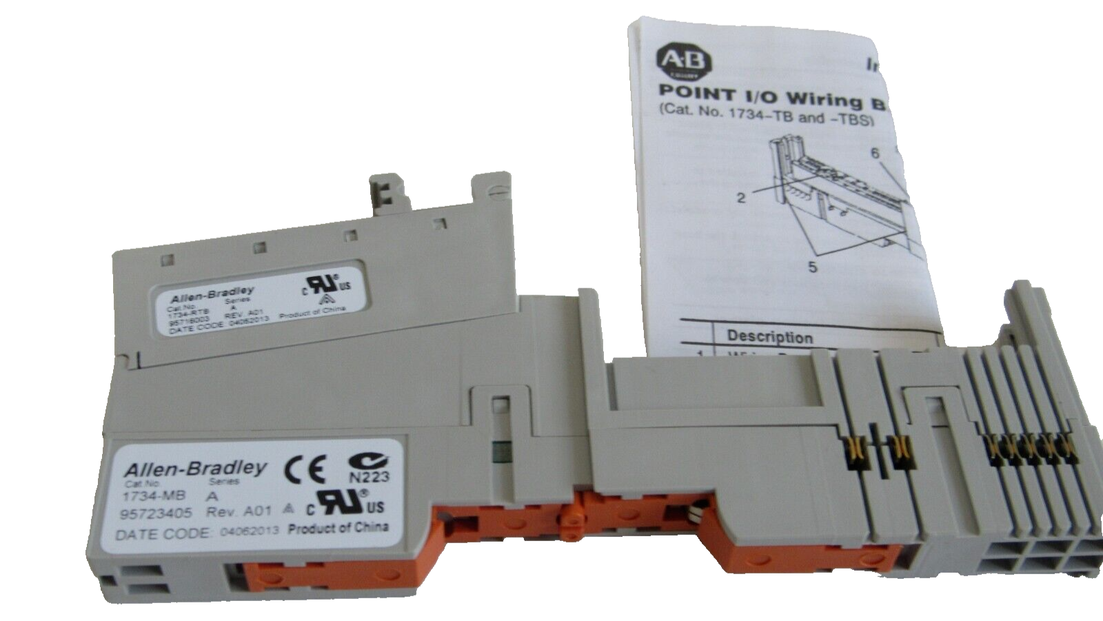 ALLEN BRADLEY 1734TB BASE / SCREW TERMINAL LOT OF 10 1734-MB NEW, SURPLUS - Image 4