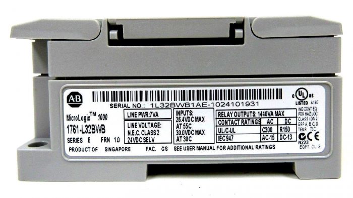 NEW ALLEN BRADLEY 1761-L32BWB MICRO CONTROLLER 1761L32BWB SER E REV A FRN 1.0 - Image 4