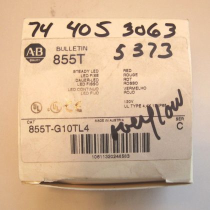 NEW ALLEN BRADLEY 855T-G10TL4 STACK LIGHT 855TG10TL4
