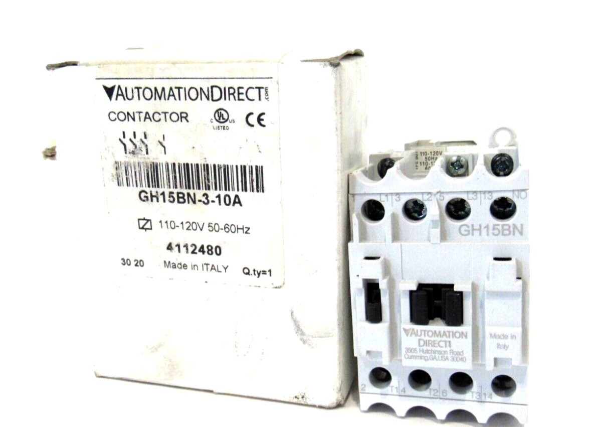 NEW AUTOMATION DIRECT GH15BN-3-10A CONTACTOR GH15BN310A